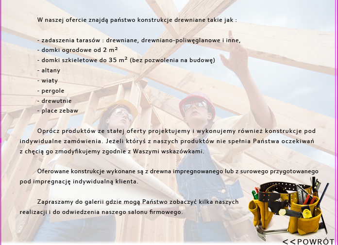 oferta konstrukcje